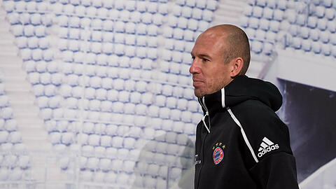 Gehört beim FC Bayern mit seinen 34 Jahren mittlerweile zu den Altstars: Arjen Robben.
