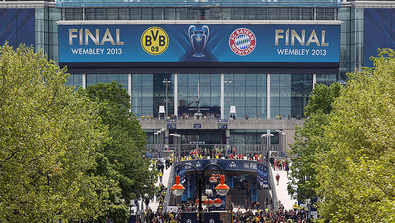 Vorfreude auf das rein deutsche Finale im Wembley-Stadion. Vorfreude auf das rein deutsche Finale im Wembley-Stadion.