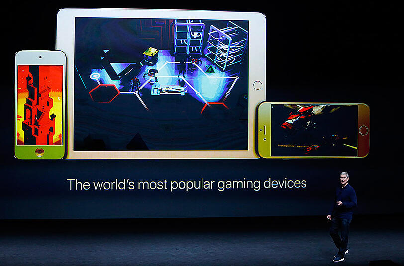 Auf der Apple Keynote in San Francisco wurden die neuen Produkte des Konzerns vorgestellt - darunter auch das neue iPhone 7: Klicken Sie sich durch die Bilder der Präsentation.