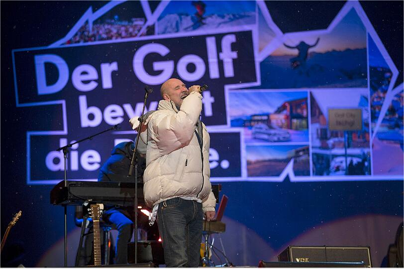 Der Saisonstart in Ischgl wurde festlich eröffnet. Hier die Band Wingenfelder