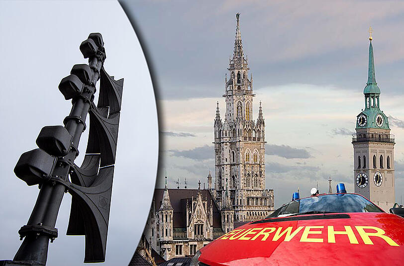 Der Probealarm findet in ganz München, im Umland und in mehreren bayerischen Städten statt.
