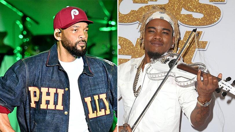 Violinist Brian King Joseph (r.) erhebt schwerwiegende Vorw&uuml;rfe gegen Will Smith, mit dem er 2025 gemeinsam tourte.