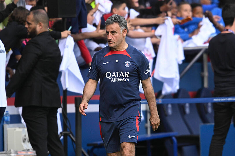 Der ehemalige PSG-Trainer Christophe Galtier.