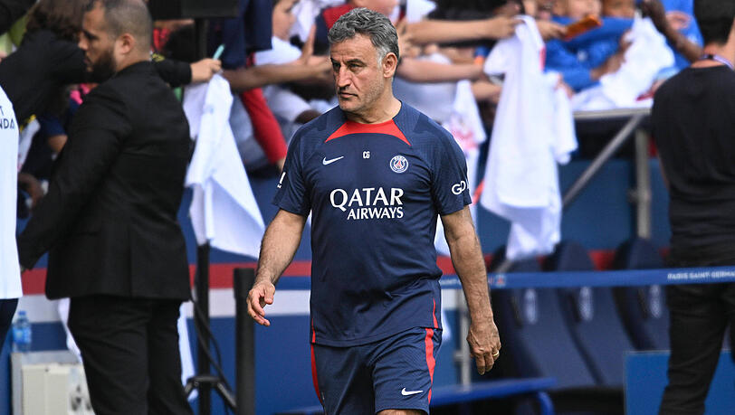 Der ehemalige PSG-Trainer Christophe Galtier.