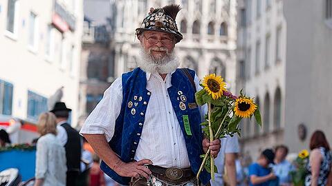 Gärtnerjahrtag in München: Die bayerische Landeshauptstadt blüht auf. Die Bilder.