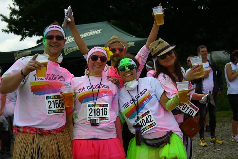 Bunter geht's nicht: Der Color Run in München. Die Bilder.
