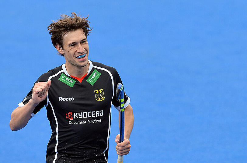 Hockey-Nationalspieler Florian Fuchs erzielte den zwischenzeitlichen 1:0-Führungstreffer.