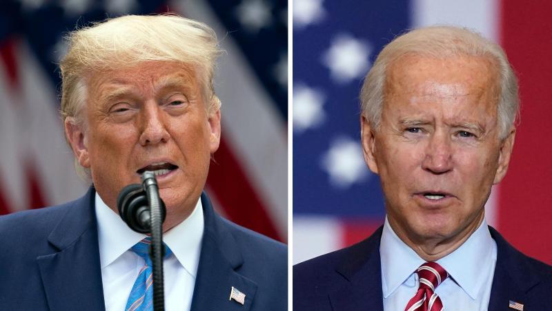 Donald Trump bewirbt sich um eine zweite und verfassungsgemäß letzte Amtszeit, der frühere Vizepräsident Joe Biden will ihn ablösen.