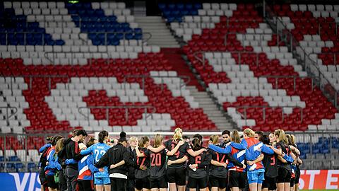 Wie schon im März 2023 wollen die Bayern-Fußballerinnen wieder in der Allianz Arena gegen Arsenal jubeln. (Archivfoto)