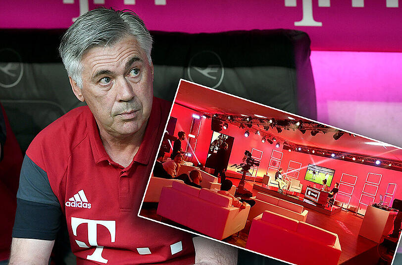 Alles ist bereit: Um 14 Uhr beginnt die offizielle Teampräsentation des FC Bayern München.