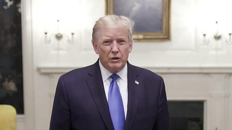 Donald Trump hat sich nach seinem Krankenhausaufenthalt zurückgemeldet