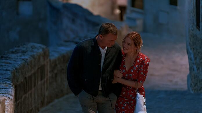 Bei dieser Liebe ist klar: "Keine Zeit zu sterben" Daniel Craig als James Bond und Lea Seydoux als Dr. Madeleine Swann.