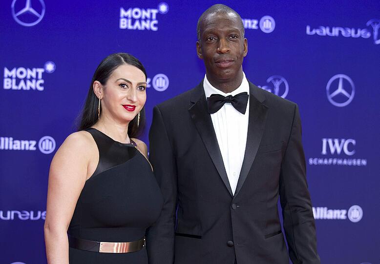 Michael Johnson und Ehefrau Armine Shamiryan