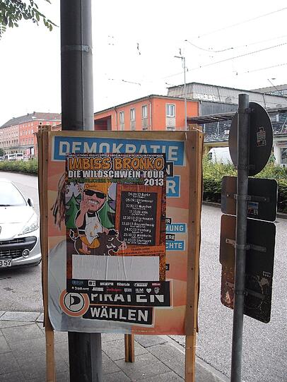Teils beschädigt, teils überklebt, in jedem Fall unschön fürs Stadtbild: Die Plakate von Landtags- und Bundestagswahlkampf stehen und hängen noch überall herum.