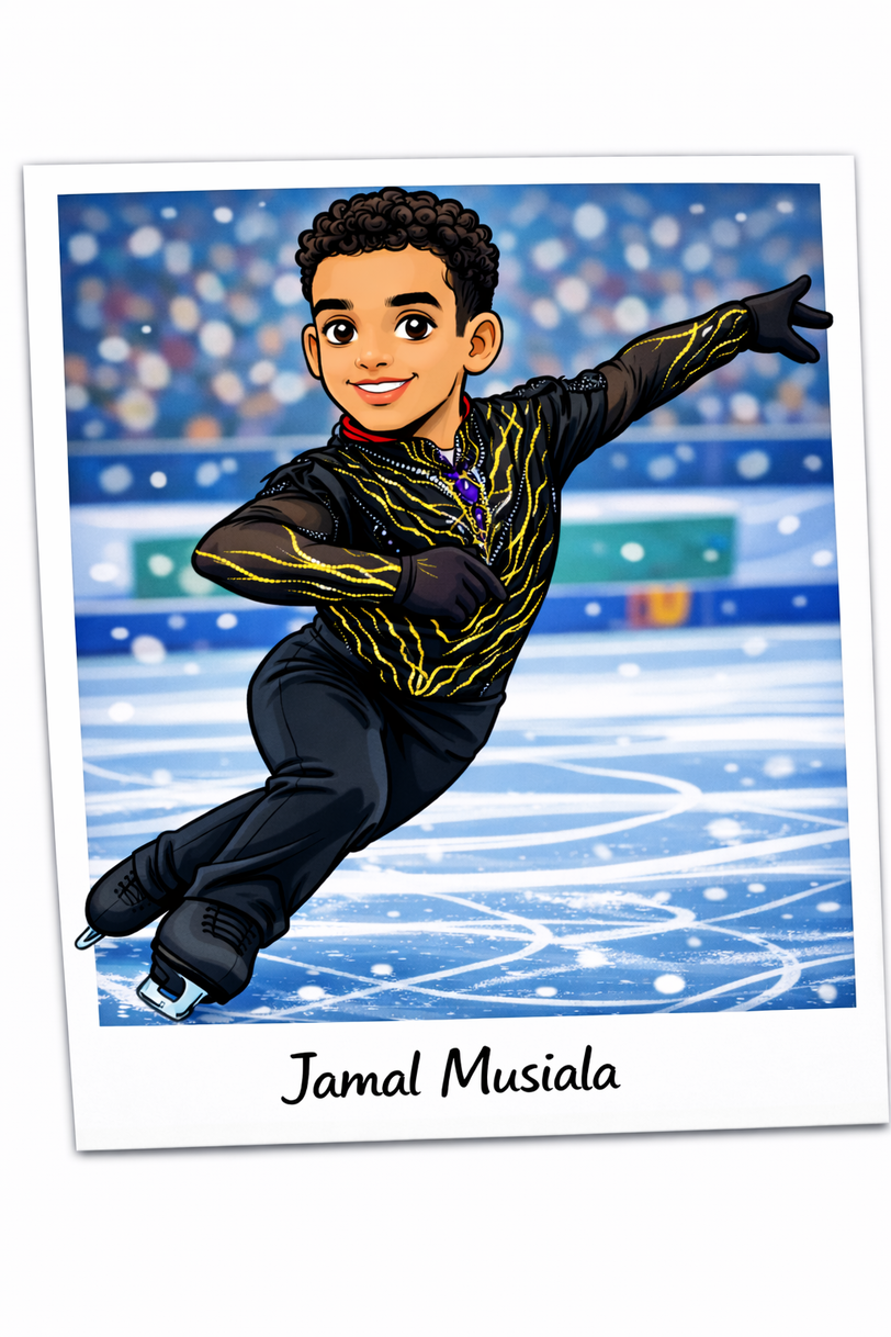 Bayerns Eiskunstl&auml;ufer: Jamal Musiala.