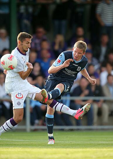 Unentschieden spielten die Löwen am Dienstag gegen Austria Wien - für mehr hat's nicht gereicht. Die Bilder vom Testspiel