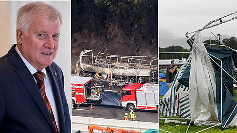 Natürlich kommt eine Jahresrückblick nicht ohne Horst Seehofer aus. Daneben auch noch zwei prägende Ereignisse des Jahres 2017: Das schlimme Busunglück auf der A9 und die Unwetter im Sommer.