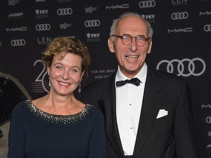 Margarita Broich und Dirk Schmalenbach 2019 bei der Operngala für die Deutsche Aids-Stiftung.