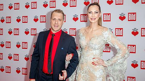 Oliver Pocher und Sandy Meyer-Wölden bei "Ein Herz für Kinder" im Dezember.