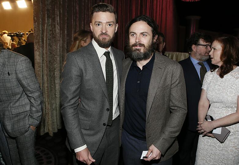 Musiker Justin Timberlake und der US-amerikanische Schauspieler Casey Affleck