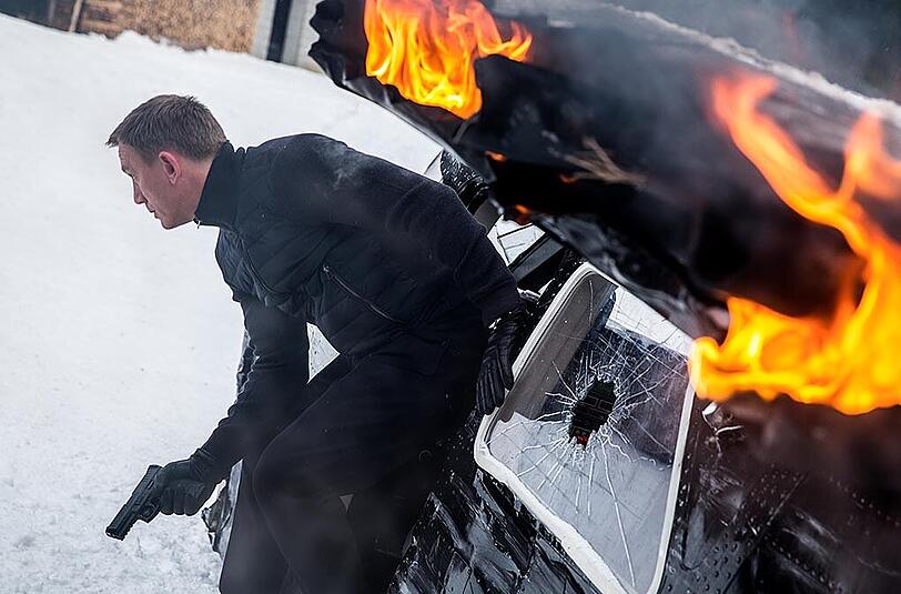 Bilder aus dem neuen Bond-Film "Spectre".