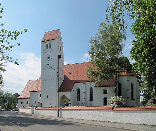 Um die Quirinskirche herum soll Aubing wieder mehr Dorfcharakter bekommen.