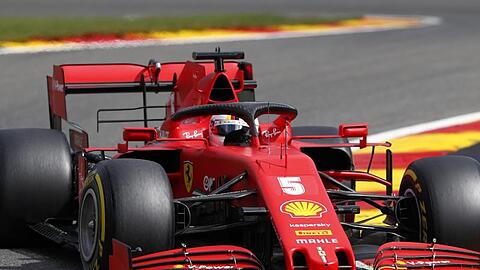 Fuhr beim letzten Training in Spa auf den letzten Platz: Ferrari-Pilot Sebastian Vettel.