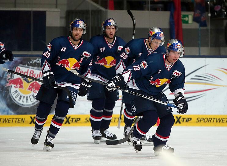 Tabellenführer: Der EHC Red Bull München.