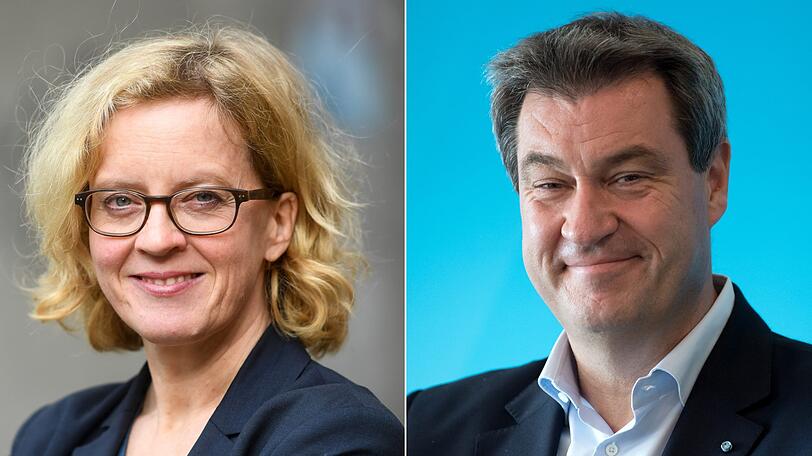 Duell: Markus Söder trifft auf Natascha Kohnen