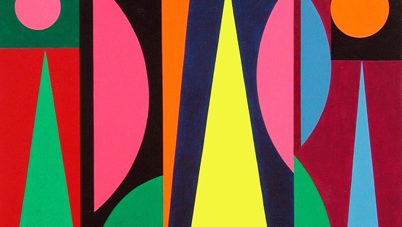 Abstraktion mit gewissen Abstrichen: Auguste Herbin versieht diese späte Arbeit aus dem Jahr 1954 mit dem Titel „Parfum n˚2“. Abstraktion mit gewissen Abstrichen: Auguste Herbin versieht diese späte Arbeit aus dem Jahr 1954 mit dem Titel „Parfum n˚2“.