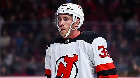 Ben Street im Trikot der New Jersey Devils.