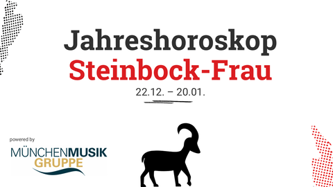 Das Jahreshoroskop 2026 für die Steinbock-Frau.