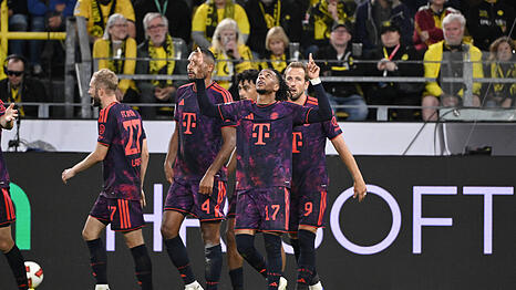 Traf f&uuml;r den FC Bayern gegen Borussia Dortmund sehenswert: Michael Olise.
