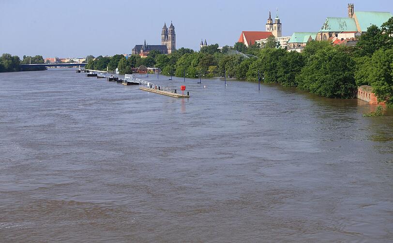 Die aktuellen Hochwasser-Bilder aus Magdeburg