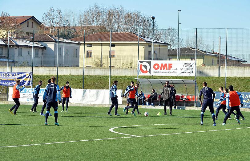 Die Löwen im Trainingslager in Brescia.