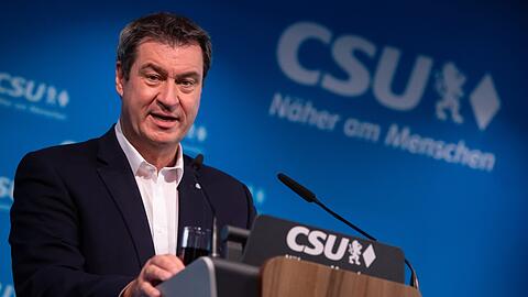 Lehnt Tempo 130 nicht kategorisch ab: CSU-Chef Markus Söder.