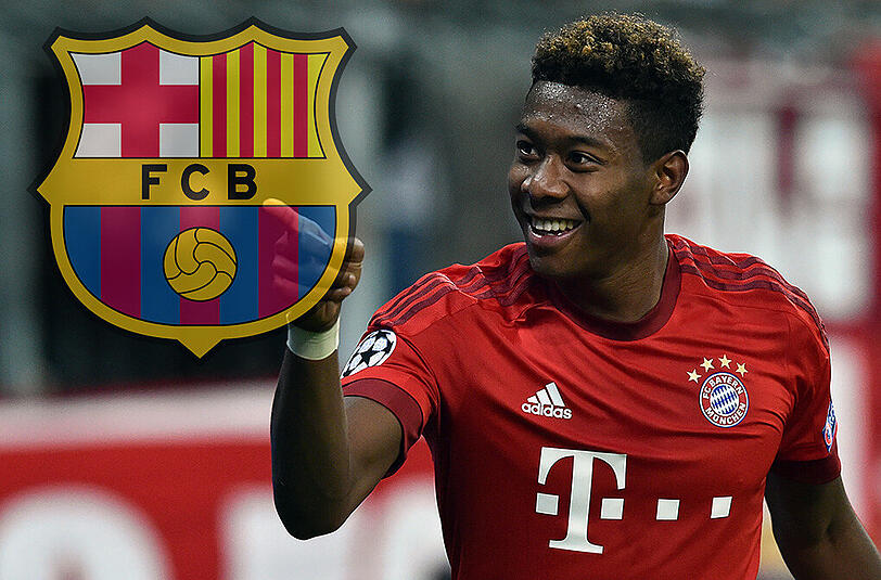 David Alaba steht beim FC Barcelona ganz oben auf der Wunschliste.
