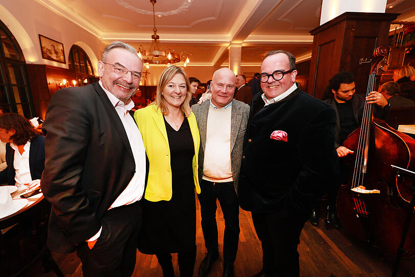 Von links:  Klaus Peter Rupp (SPD), Anja Berger (Grüne), Christian Vorländer (SPD), Clemens Baumgärtner (CSU).