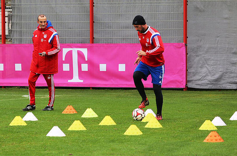 Pepe Reina trainiert wieder.