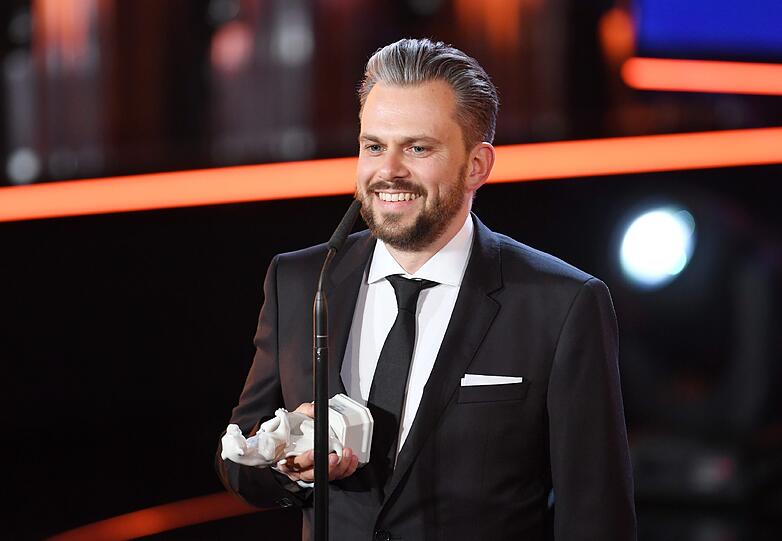 Der Produzent Matthias Kowalski erhält den "Blauen Panther" für das Unterhaltungsprogramm "The Voice of Germany".