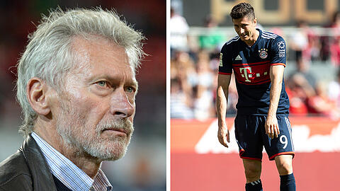 Paul Breitner übt scharfe Kritik an Bayern-Stürmer Robert Lewandowskis nach seinem Zoff mit Jupp Heynckes.