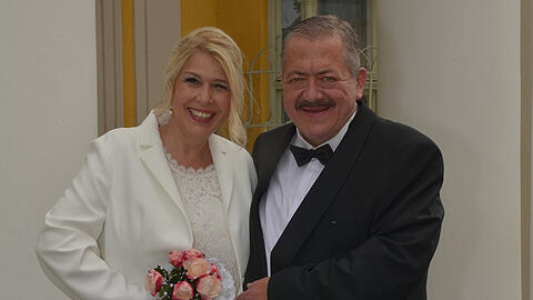 Das romantische Hochzeitsfoto von Joseph und Bettina Hannesschläger