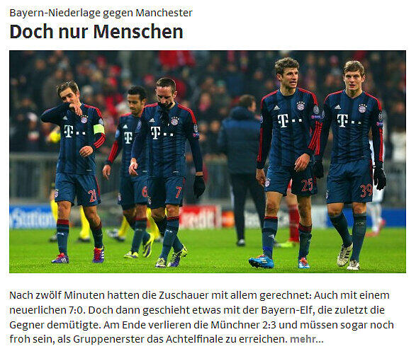 "Doch nur Menschen" heißt es auf "süddeutsche.de".