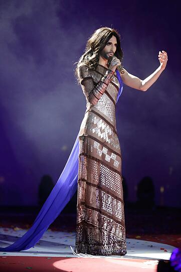 Conchita Wurst beim Auftritt