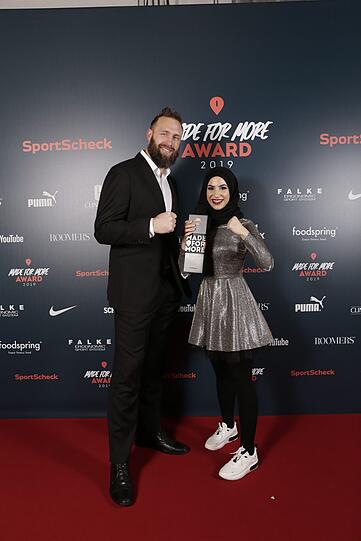 Robert Harting und Zeina Nassar.