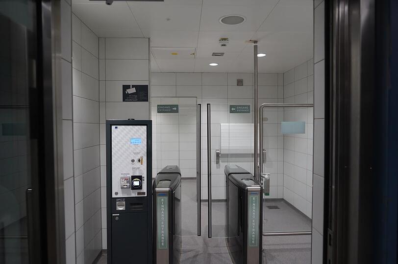 Wenn&rsquo;s pressiert: Die Toiletten-Benutzung kostet 60 Cent.