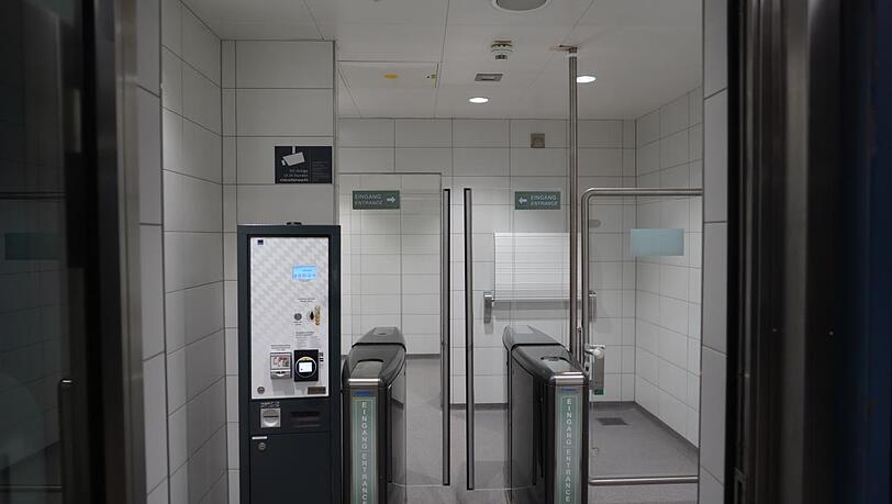 Wenn&rsquo;s pressiert: Die Toiletten-Benutzung kostet 60 Cent.