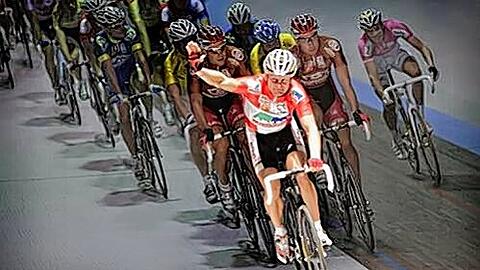 Auf Abschiedstour: Die Schweizer Sixdays-Legende Bruno Risi startet letztmalig in München.