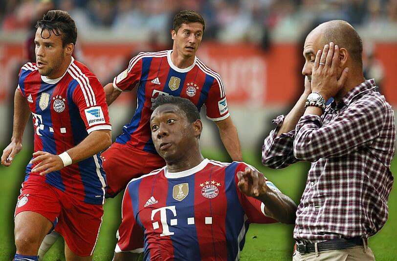 Fast schon die Qual der Wahl: Bayern-Trainer Pep Guardiola hat 27 Profis im Kader, darunter 21 Nationalspieler.