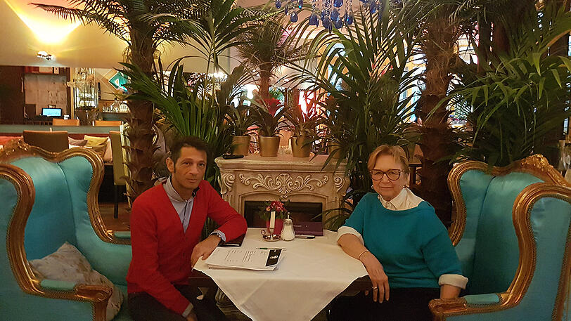 Francesco Gulla und Elisabeth Schmidbauer führen das Café Playa seit neun Jahren zusammen.